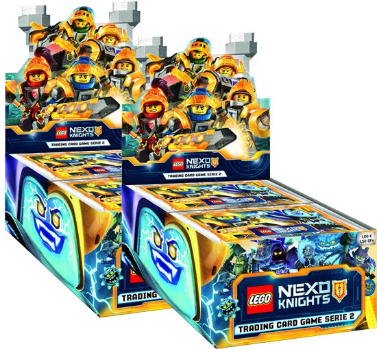LEGO Nexo Knights 2 - Trading Cards - 2 Display (100 Booster) - Deutsch - Bild 1 von 1