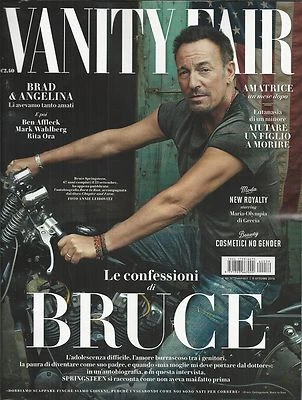 Bruce Springsteen Vanity Fair Italian Magazine Brad Pitt Angelina Jolie Rita Ora - Image 1 of 4