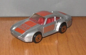 Matchbox Superfast Porsche 959 Silver with Orange Tampo Gold Wheels Thailand - Picture 1 of 3