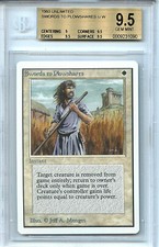 MTG Unlimited Swords to Plowshares BGS 9.5 Gem Mint Magic Card Amricons 1090