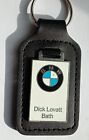 VINTAGE Keyring Leather Black Key Fob Motor Vehicle BMW German Dick Lovett BATH 