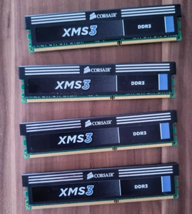 CORSAIR XMS3 CMX8GX3M2A1600C9 16GB (4x 4GB) DDR3-1600 PC3-12800U #292 - Bild 1 von 2