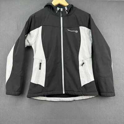 Chaqueta Free Country Soft Shell Damas Mediana Blanco y Negro Auténtico Estilo de Vida Foto 1 de 4