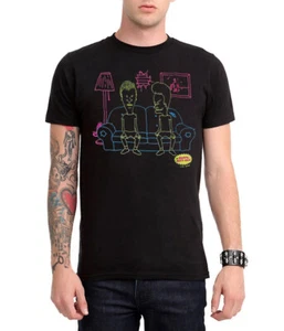 Beavis and Butthead Neon Couch T-Shirt - Picture 1 of 1