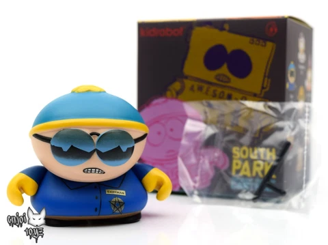 Cop - Kidrobot South Park Many Faces of Cartman - Open Blind Box Cover