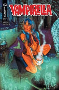 VAMPIRELLA #2 - MARK SPEARS BLUE TRADE VARIANT RATIO 1:10 INCENTIVE NM+ - Picture 1 of 4