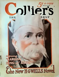 Collier's Magazine February 21 1925 HG Wells Sargon King of Kings Women Sports - Picture 1 of 3