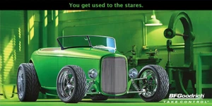 REPRODUCTION BF Goodrich Banner Green Street Rod 4'x8' - Picture 1 of 1