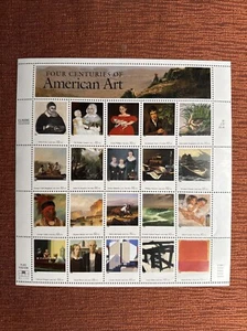 1998 Sheet - Four Centuries of American Art Sc# 3236 32c - Picture 1 of 3