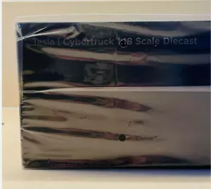 TESLA ✅ CYBERTRUCK Official Elon Diecast 1:18 1/18 Scale CAR Genuine Global Ship - Picture 1 of 8