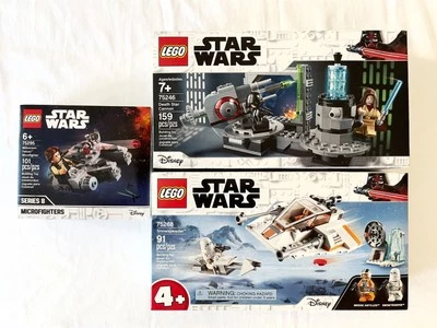 LEGO Star Wars lote de 3 conjuntos: 75246, 75268, 75295 NOVO LACRADO - Imagem 1 de 2