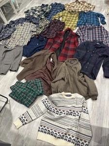 Gran Lote de 19 Camisas y Chaquetas Vintage Auténticas Pendleton Con Botones - Imagen 1 de 7