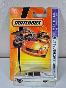 Matchbox '63 Cadillac HEARSE #30 CADDY Pearl White from 2007 HTF HC11 - Picture 1 of 2