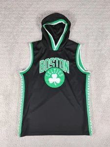 Celtics NBA Black Tank  Sleeveless Jersey  With Hood size XL Youth  - Picture 1 of 9