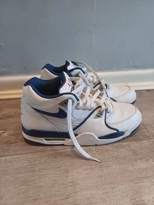 Nike Air Flight 89 Men's size 8 White /blue - Picture 1 of 5