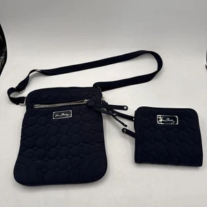 Tracolla trapuntata Vera Bradley blu navy con portafoglio abbinato - Foto 1 di 24