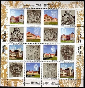 Croatia 2013 ☀ Architecture - Croatia Castles set ☀ MNH - Picture 1 of 1