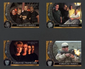 2004 Rittenhouse Stargate SG-1 Season 6 Promos COMPLETE SET (4/4) RARE Gem Mint - Picture 1 of 1