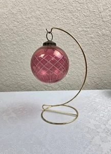 Pottery Barn Victorian Kugel Style Christmas Ornament Cut Glass - Bild 1 von 7