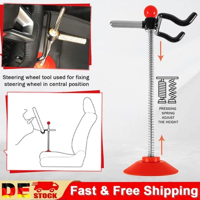 New14'' Steering Wheel Holder Alignment Adjustable Car Tool for Truck/Buses/Vans - Image 1 of 4