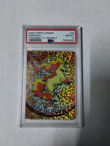 2000 Pokemon Rapidash Topps Sparkle Chrome Series 1 - 78 PSA NM-MT 8 - Picture 1 of 2