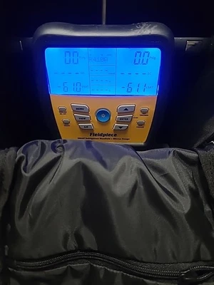 Colector de refrigerante Fieldpiece SM480V 4 puertos SMAN con medidor de micras Foto 1 de 4