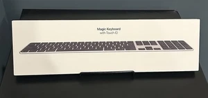 NEW Apple Magic Keyboard with Touch ID and Numeric Keypad - Black - SEALED - Afbeelding 1 van 4
