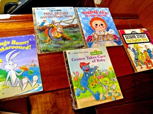 LITTLE GOLDEN BOOKS - VINTAGE LOT OF 5 - Bild 1 von 7