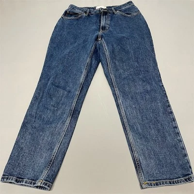 Everlane Curvy Cheeky Jeans Women’s 30R Organic Cotton High Rise Straight Blue - Image 1 of 4