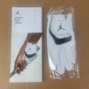 Jordan Tour Handschuh Cadet Medium links Golf weiß schwarz Herren Premium Leder neu - Bild 1 von 12