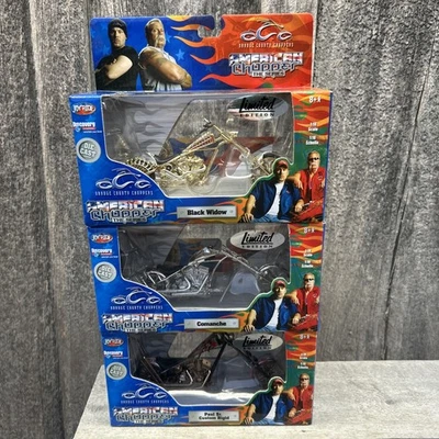 Joyride American Chopper Orange County Choppers 1:18 Lot (3) Limited Edition NIB - Image 1 of 4