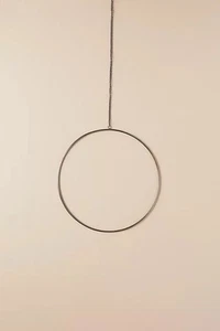 Anthropologie Minimalist Silver Wall Hanging - Picture 1 of 1