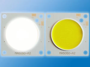 POWER LED | 50 x 50 mm | lumière du jour blanche | 5500 K | 10 W | fonctionnement direct sur 28-38 VDC - Photo 1/5
