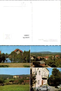 739883 cartolina multipla Eichberg Rohrbach a. d. Lafnitz VW Maggiolino bovini mucche - Foto 1 di 1