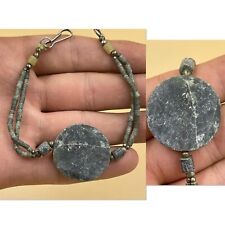 Beautiful Old Roman Jade stone beads wonderful Antique Bracelet
