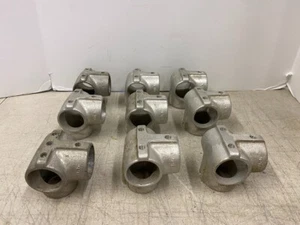 Hollaender Lote de 9 Rieles de Velocidad de Aluminio para Codo de Tubo de 1.5" OD Cruz de 90 Grados - Imagen 1 de 7