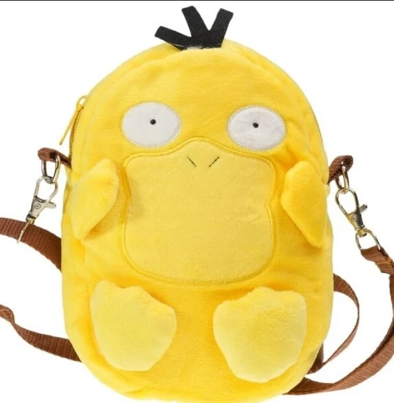 Enton Psyduck Plüsch Umhänge Tasche Bag Kuscheltier Stofftier Anime Plüsch  - Bild 1 von 1