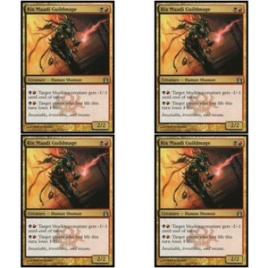 4 x RIX MAADI GUILDMAGE NM Return To Ravnica mtg Gold - Human Shaman Unc - Picture 1 of 1