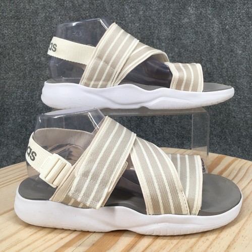 Adidas sandali anni 90 uomo 9 slingback bianco gancio e passante comodi ballerine ART EG5133