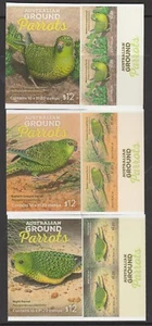 AUSTRALIA 2024 Australian Birds LOROS TERRESTRES Juego de 3 x $12 FOLLETOS - En Stock - Imagen 1 de 1