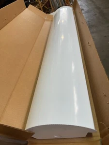 Ceiling Light Fixture with White Cover - Picture 1 of 7