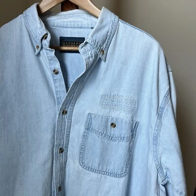 Greenwich Time The Advocate Connecticut Denim Long Sleeve Shirt Button Men's - Image 1 of 4