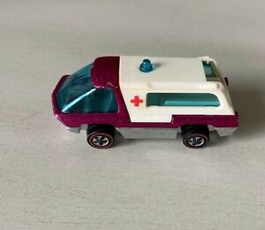 Hot Wheels the heavy weights  redline  ambulance  1969 mattel rose color
