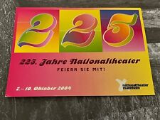 225 National Theater Mannheim October 2004 Postcard