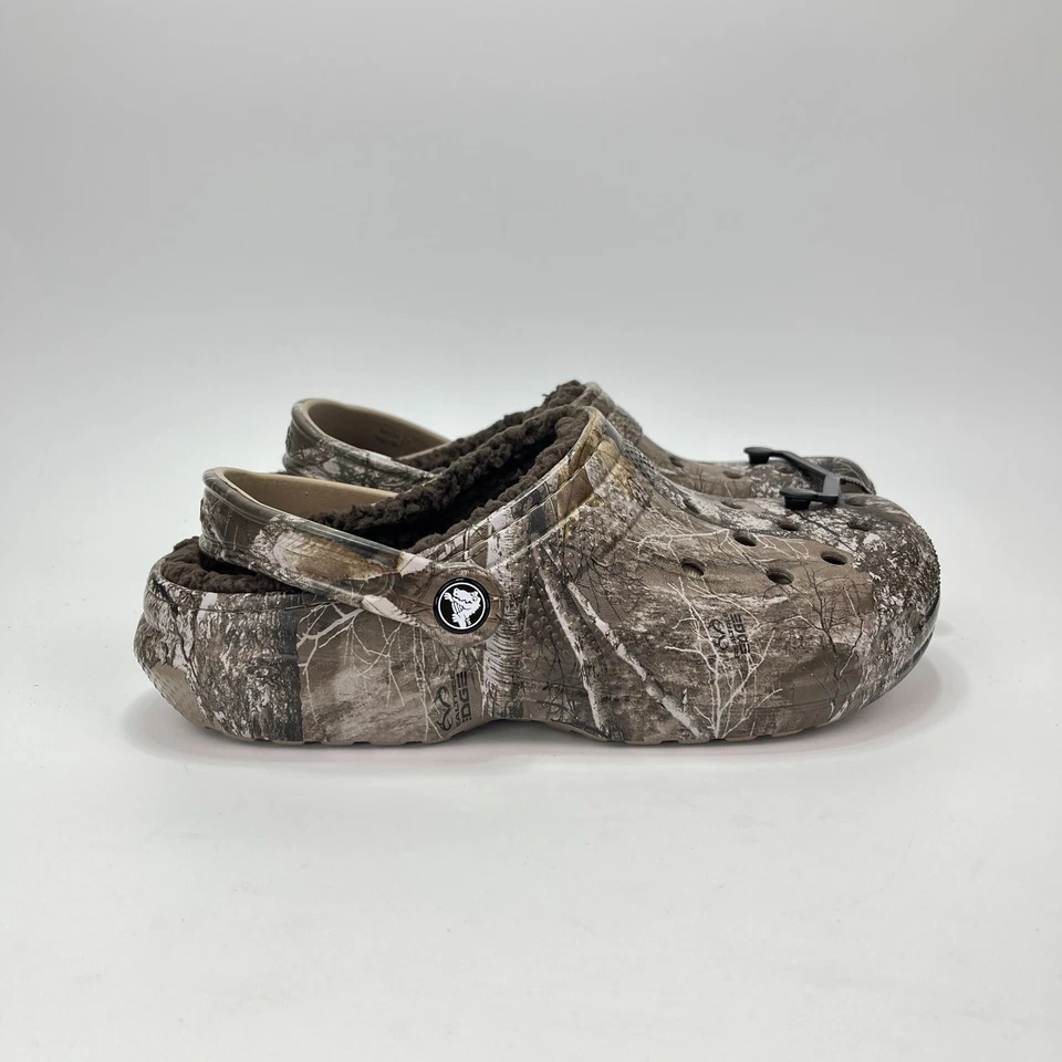 Zapatos Zueco Crocs Clásicos Forrados Borde Realtree Camuflados Sin Cordones Para Mujer Talla 9 Para Hombre 7 Foto 1 de 4