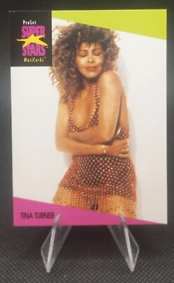 1991-92 Pro Set Super Stars MusiCards  #99 - Tina Turner - Bild 1 von 2