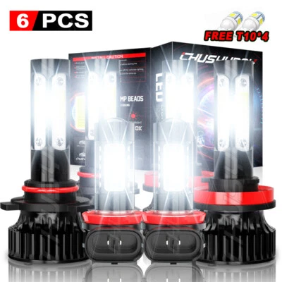 Kit de 6 faros antiniebla LED para Nissan Máxima Combo 2009-2014 Foto 1 de 4