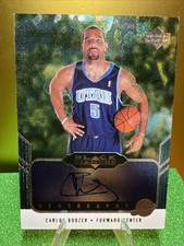 Carlos Boozer 2004-05 UD Black Diamond GEMOGRAPHY Auto ON-CARD Jazz Cavs DUKE