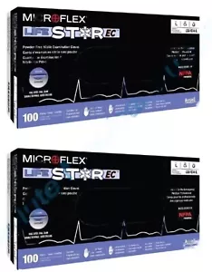 *200-Gloves* Ansell MicroFlex LIFESTAR EC PF Dual Layer Extended Cuff LSE-104-M - Picture 1 of 5