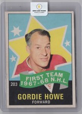 1967-68 O-Pee-Chee First Team Gordie Howe Detroit Red Wings #203